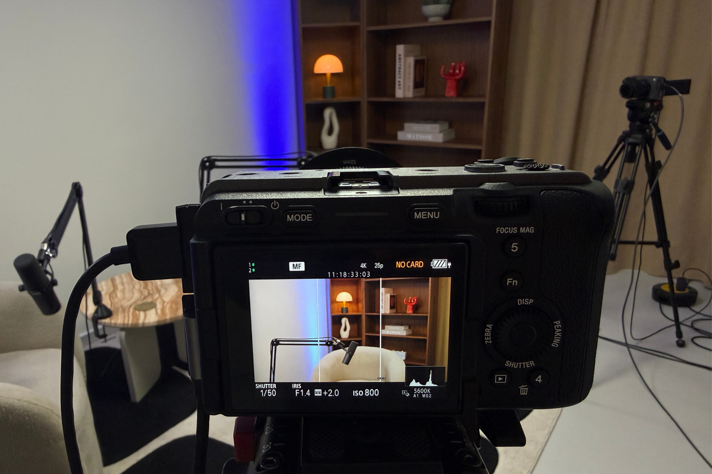 Podcast Studio Living Room Style