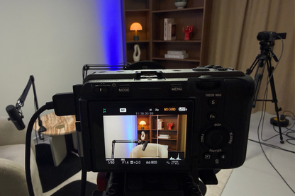 Podcast Studio Living Room Style